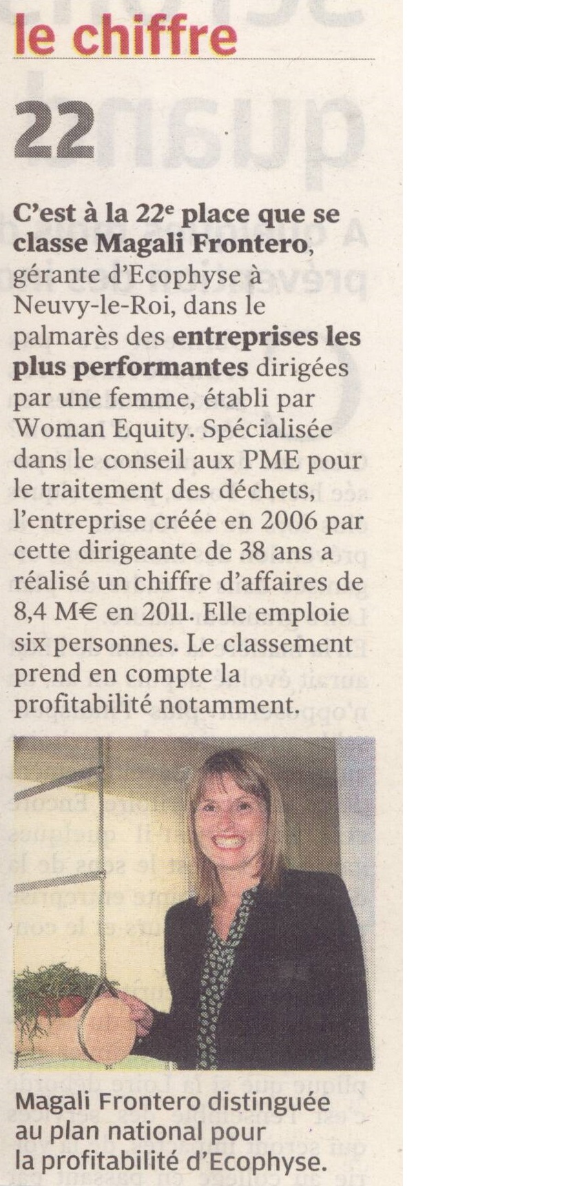 Article presse Women equity